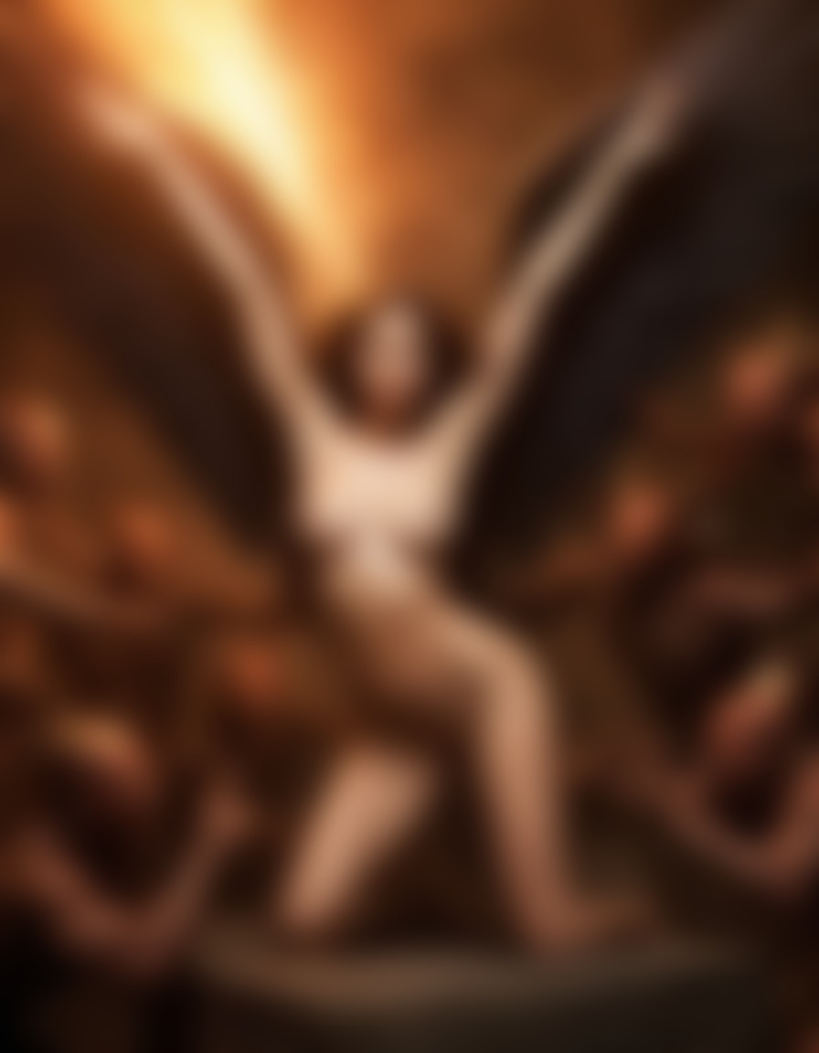 angel, divine energy, demons, battle, light vs darkness, spiritual, supernatural, sexy, erotic, ai, aiart, art, digitalart