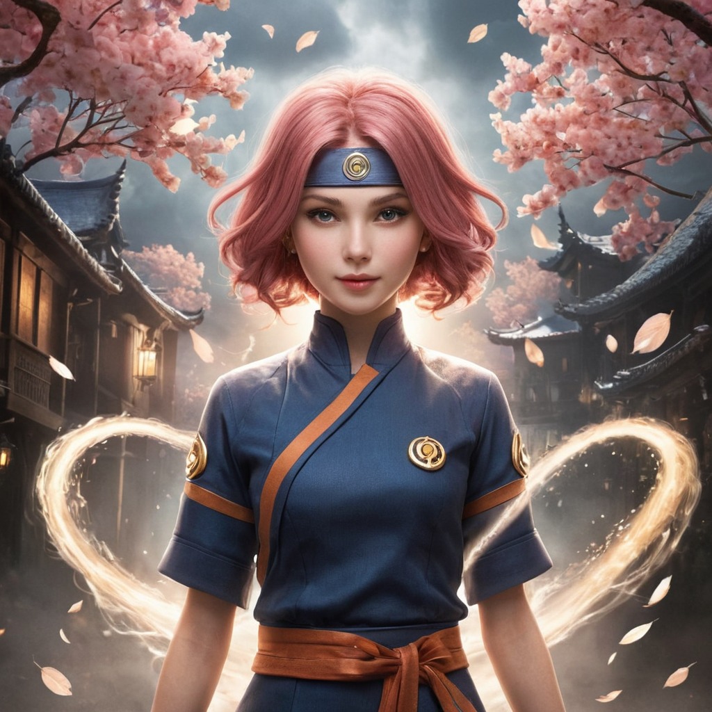 anime, fanart, characterdesign, portrait, naruto, narutoshippuden, sakuraharuno