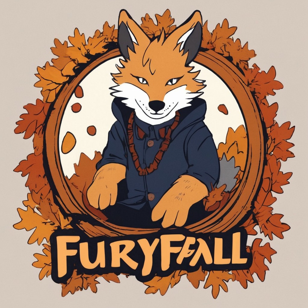 fox, dreamup, digitalart, sticker, fanart, characterdesign, originalcharacter, furryfall, ai_art