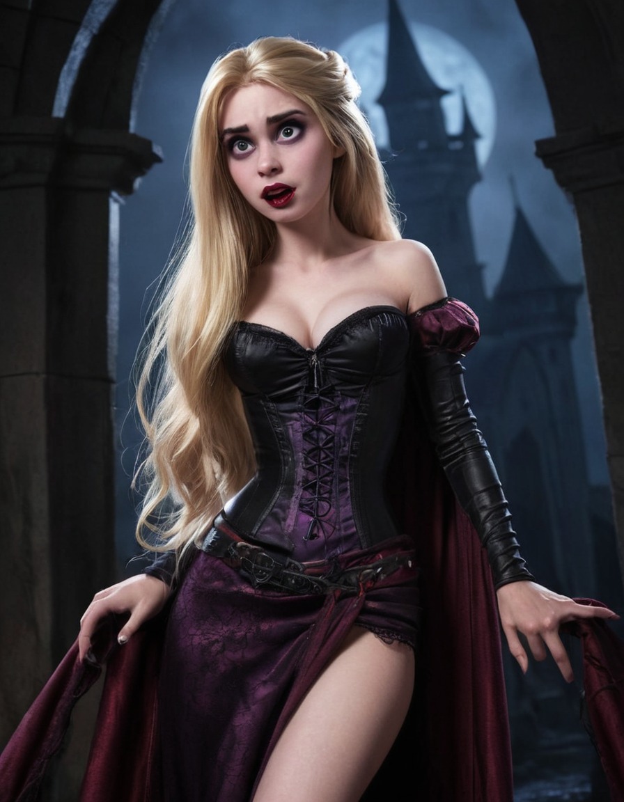 vampire, rapunzel (tangled), disney, fairy tale, dark fantasy, brothers grimm, adaptation