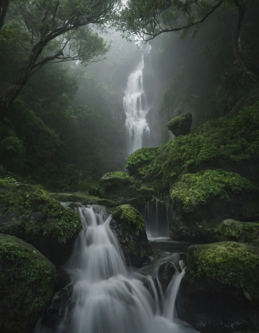 landscape, paradise, waterfall, nature, adventure, explore, travel, travelling, photography, gif, gifs, photographers on tumblr, aesthetic, cottagecore, fairycore, fairy, naturecore