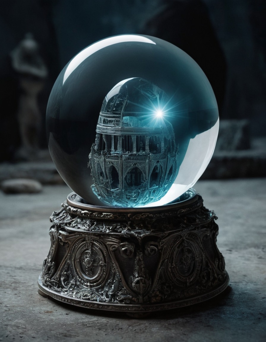 mystical, crystal ball, visions, future