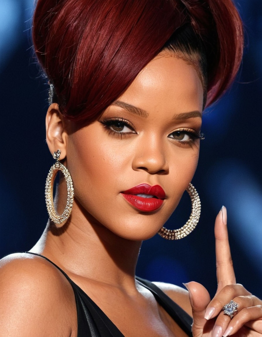 rihanna, singer, musician, beauty, award-winning, portrait, celebrity