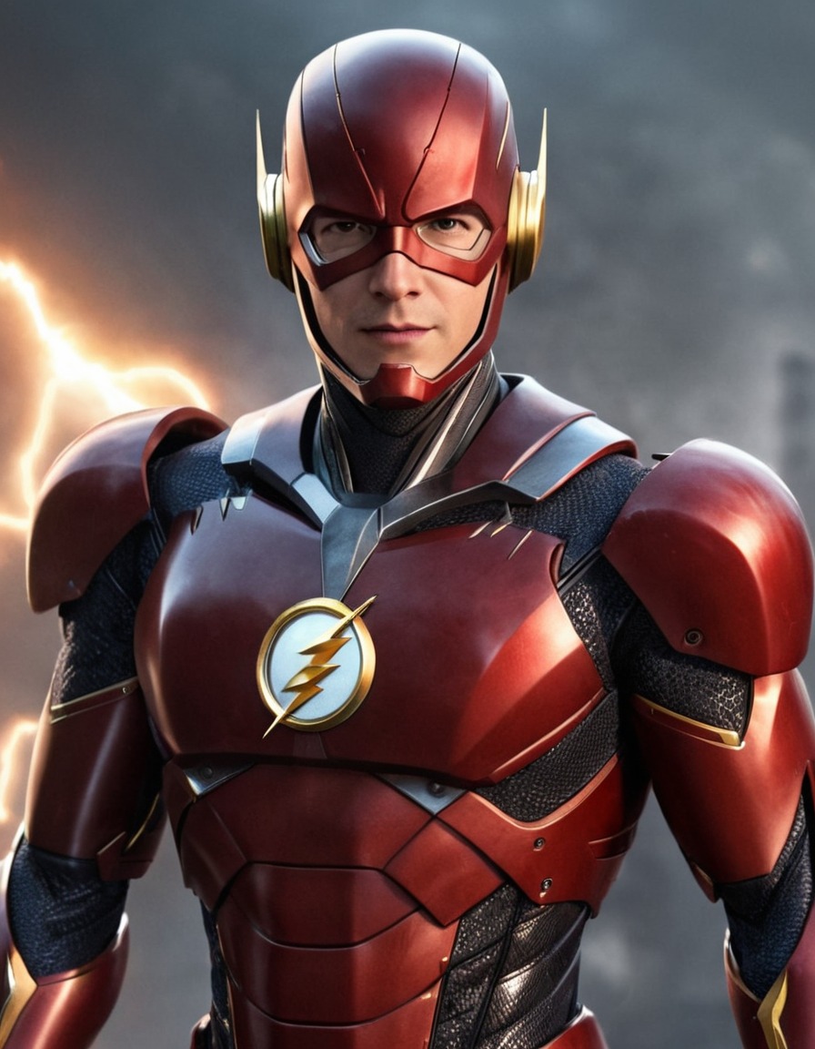 the flash, robot, superhero, dc comics, science fiction, artificial intelligence