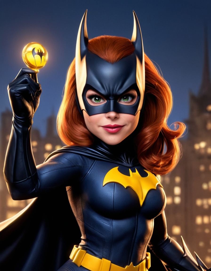 fun, batgirl (dc comics), comic caricature, dc comics, humor