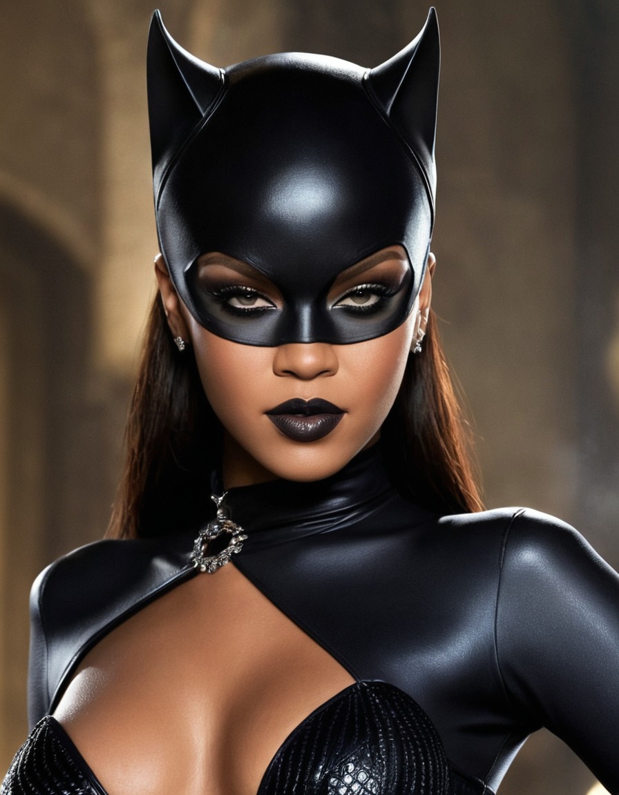 catwoman, rihanna, celebrity, superhero, fashion, entertainment