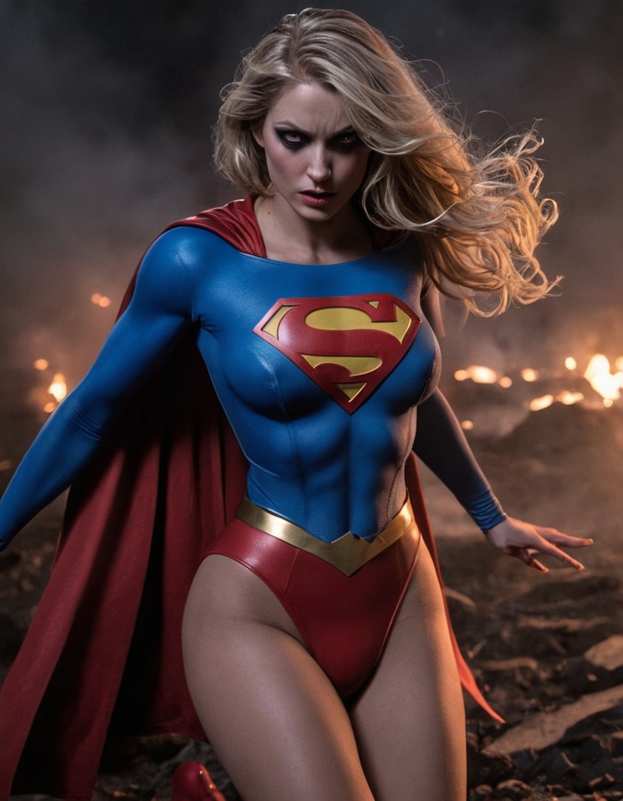 supergirl, dc comics, superhero, villain, kara zor-el, evil character