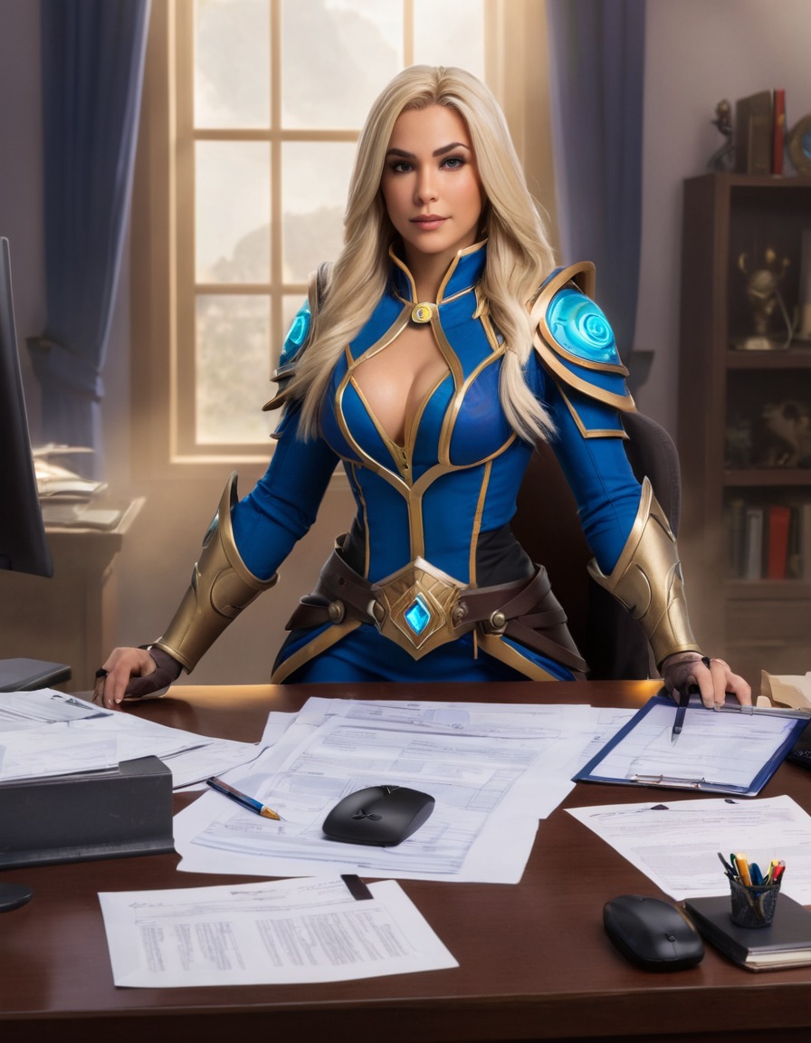 fantasy, gaming, magic, organization, office, games, girls from games