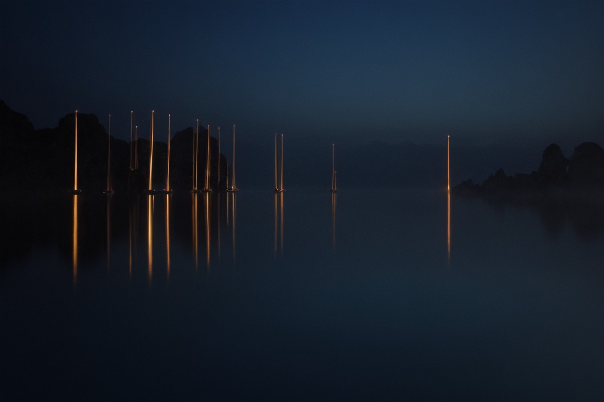 photography, reflection, abstractphotography, blue, dark, france, icm, minimalistic, night, rhone, riverside, summer, summernight, intentionalcameramovement