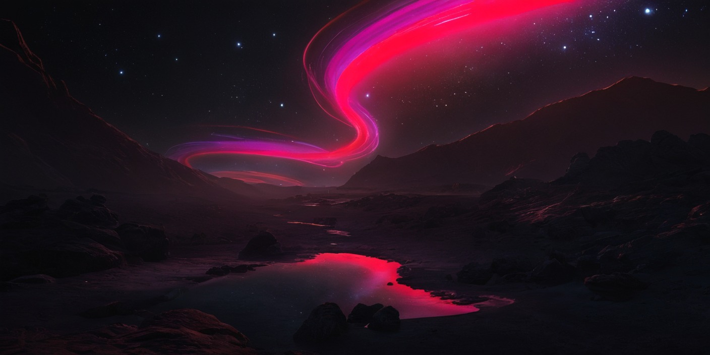 artist, artistic, artwork, aurora, clouds, digitalart, digitalartist, digitalartwork, digitaldrawing, digitalillustration, digitalpainting, drawing, effects, fantasy, hills, illustration, landscape, mountains, painting, red, rocks, scenery, sky, stone, view, starvstheforcesofevil, art