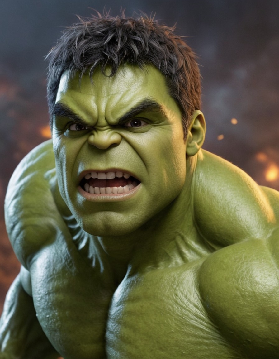 hulk, childhood, superhero, marvel, bruce banner, angry, incredible