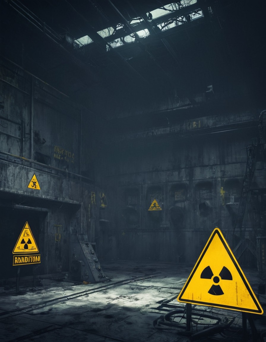 post-apocalyptic, abandoned, radiation warning, fallout, dystopian, games, tv shows, amazon prime