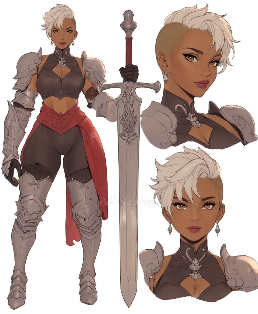 characterdesign, adoptable, warrior, adoptablesopen, fantasycharacter, dnd, fighter, digitalart, characterconcept, fantasyart, adopt, cartoon, character, couple, cute, drama, fantasy, illustration, kiss, knight, medieval, ocs, princess, queen, sale, scene, ship, ocdesign, ocxoc, adoptableoc