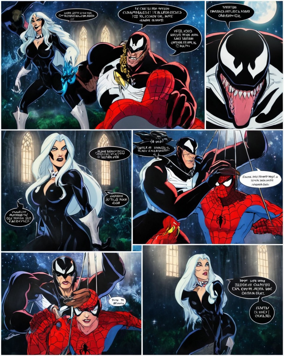 comic, spiderman, spider, venom, 1994, amazingspiderman, animatedseries, blackcat, fanartdigital, feliciahardy, symbiote, unmasked, unmasking, blackcatmarvel, venommarvel