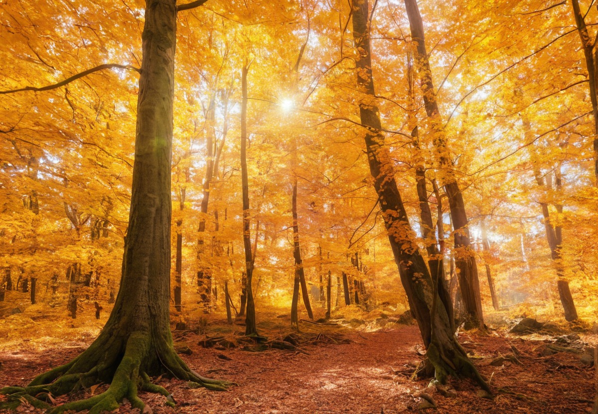 autumn, canon, christian, eos, fall, forest, glow, gold, golden, hdr, herbst, möhrle, orange, sunshine, wald, warm, woods, yellow, phlog