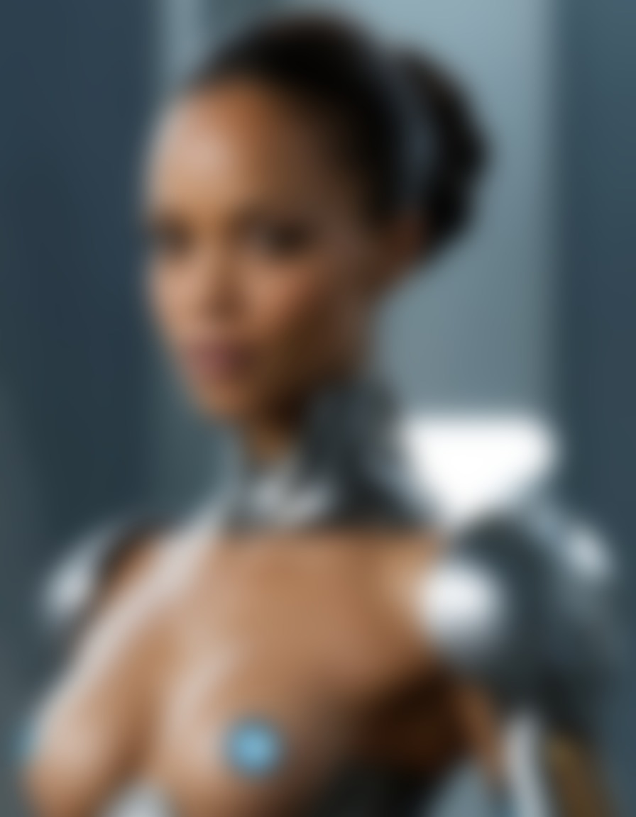 robot, zoe saldana, actress, ai, artificial intelligence