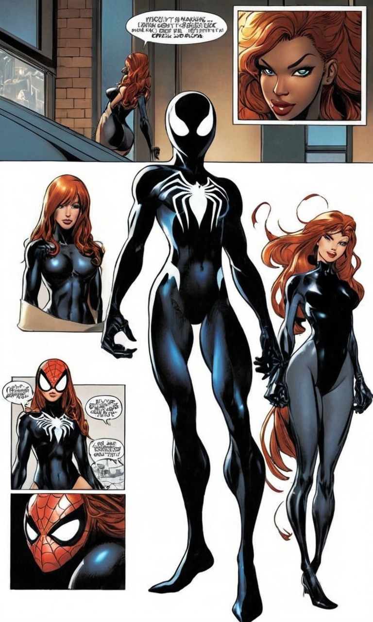 spider, spiderman, superhero, symbiote, aiart, dreamup