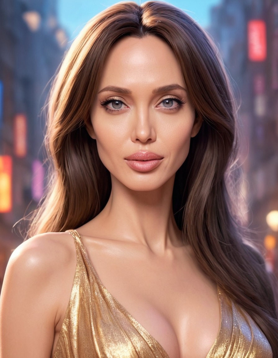 angelina jolie, anime, transformation, fantasy, magic