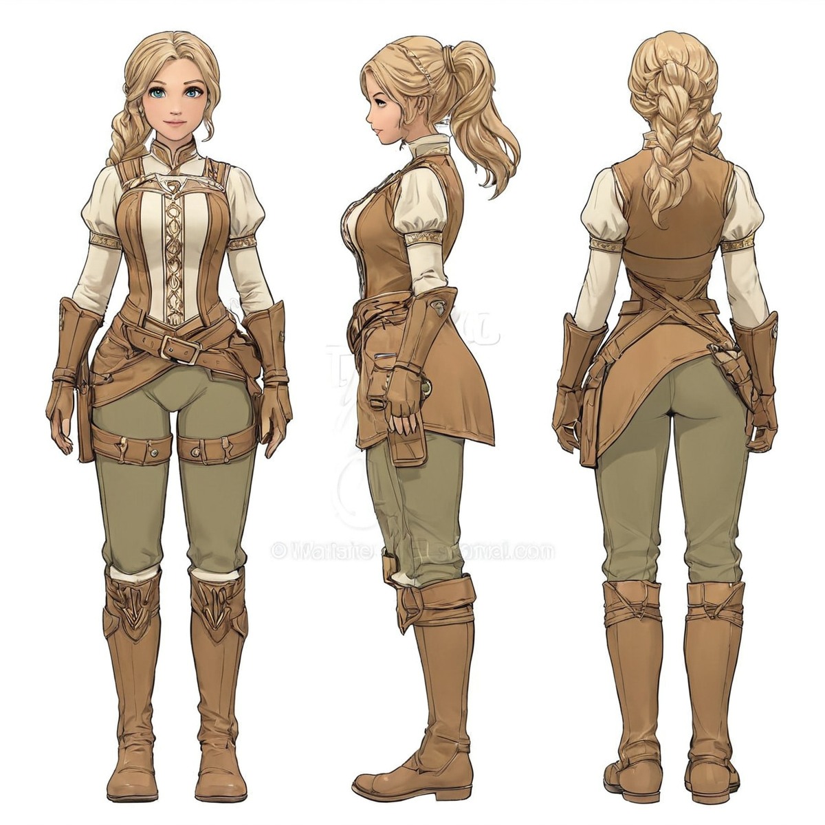 characterdesign, referencesheet, rpg, outfit, digitalart, conceptart, characterconcept, anime, adoptable, animegirl, originalcharacter, warrior, animemanga, dndcharacter, exclusive, fantasy, fantasycharacter, medievalfantasy, dungeonsanddragonscharacter, adoptableopen, aiadoptable