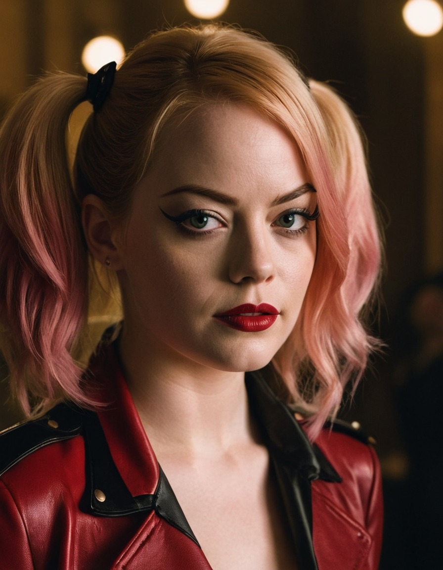 harley quinn, emma stone, dc comics, actress, character, superhero, movie