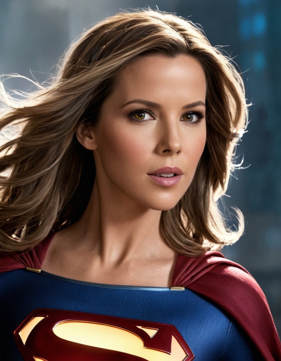 kate beckinsale, supergirl, actress, superhero, fantasy, fictional character