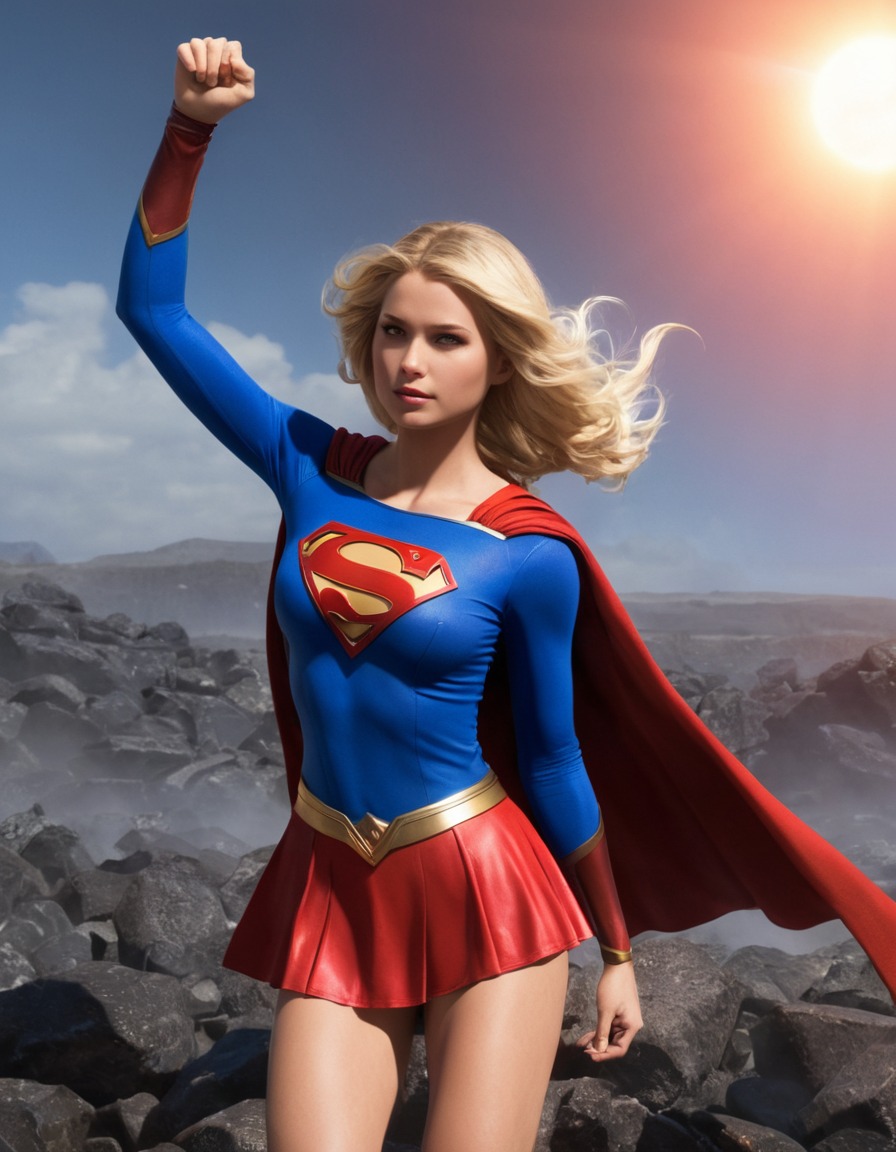 supergirl, dc comics, superhero, defeat, consequences, battle, victory