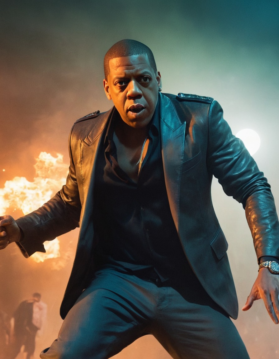 jay-z, zombie, fight, celebrity, horror, musician