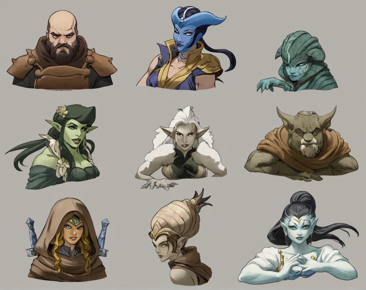 characterdesign, dnd, rpg, bust, fantasy, tabletop, commissionsopen