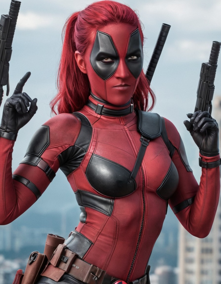 deadpool, gender swap, female character, comedy, superhero, marvel, antihero