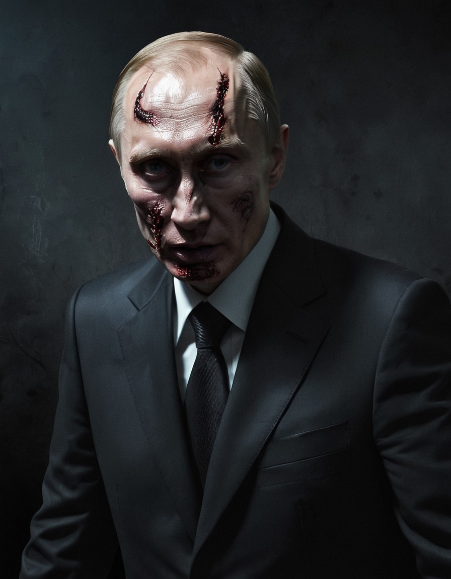 vladimir putin, zombie, horror, darkness, politics