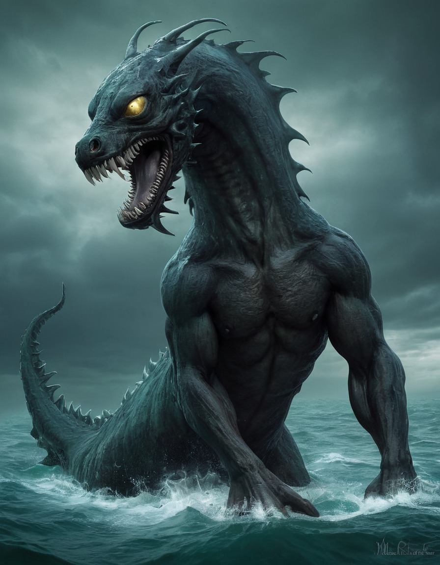 kelpie, sea monster, mythical creature, scottish folklore, legendary beast