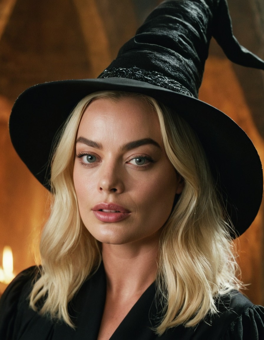 margot robbie, actress, witchcraft, fantasy, hollywood, on-screen magic