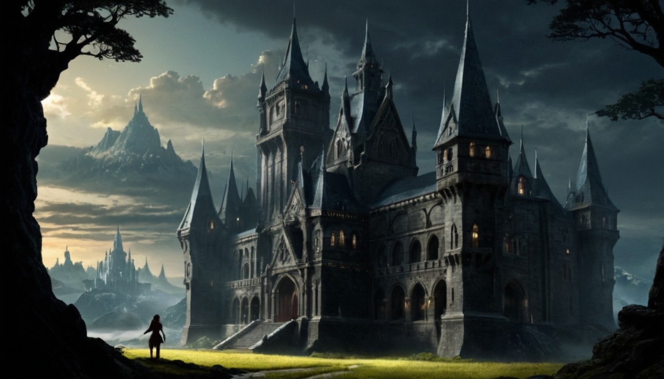 fantasyart, wallpaper, architecture, medieval, castle, digitalart, conceptart, warrior, digitalpainting, horror, characterdesign, gaming, hyrule