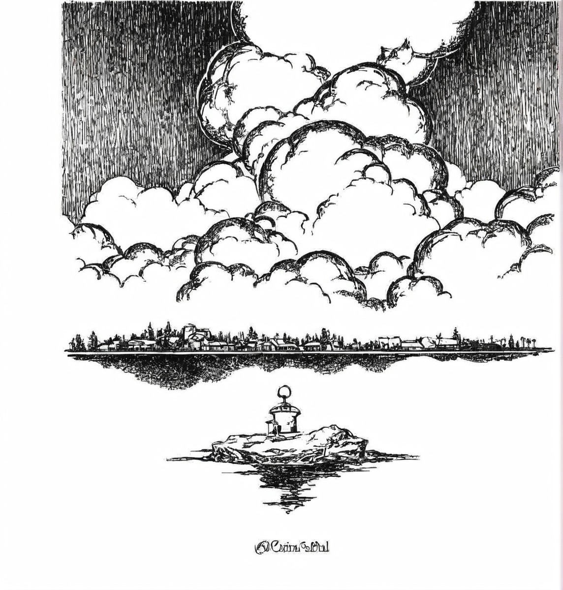 ink, characterdesign, sea, doodle, artist, artwork, bomb, character, comic, concept, doomsday, drawing, explosion, fairytale, fantasy, future, illustration, imagination, inkdrawing, inspiration, landscape, pen, pendrawing, raft, story, style, traditional, war, art