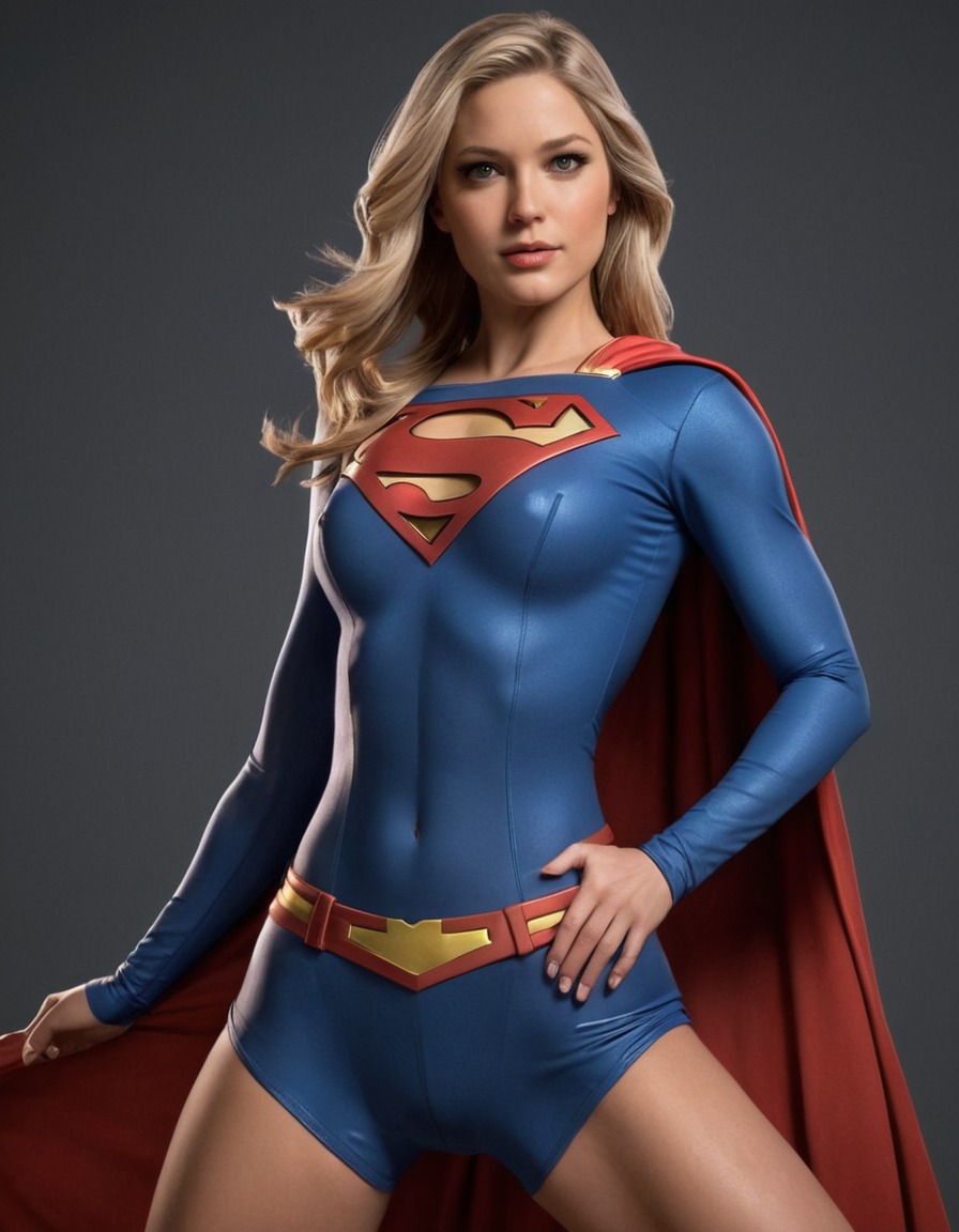 supergirl, superhero, powerful, provocative, flying, sexy, painted