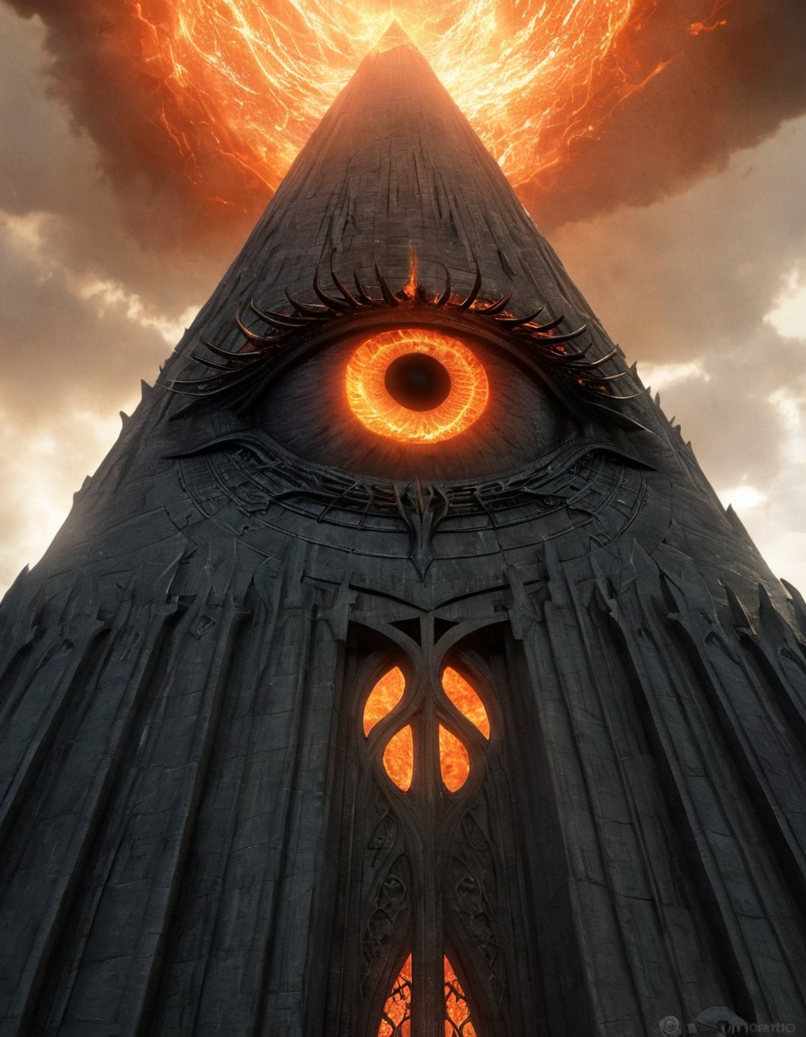 eye of sauron, barad-dûr, sauron, lord of the rings, fantasy, fictional character, john tolkien, tolkien