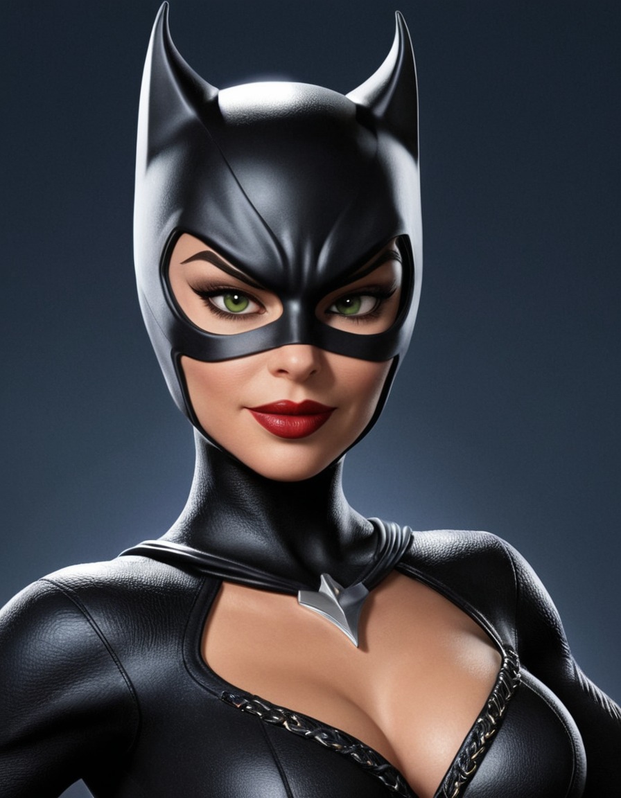 fun, catwoman (dc comics), caricature, comics, dc comics, humor