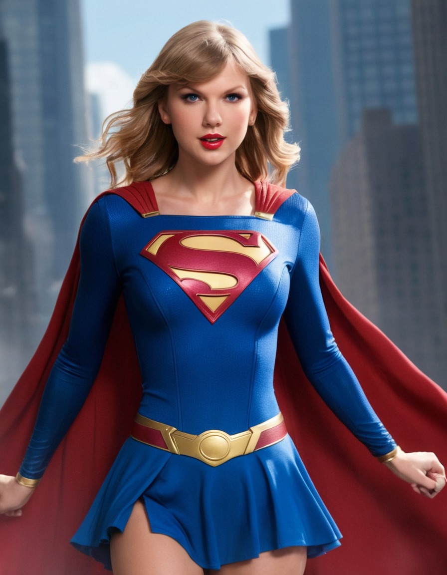 taylor swift, supergirl, pop culture, celebrity, superhero, music artist