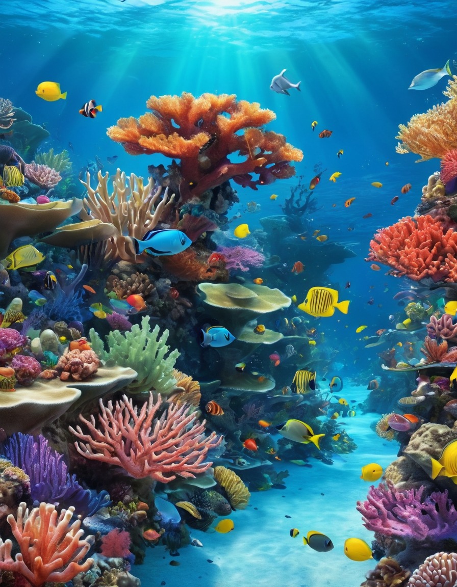 marine life, coral reef, underwater, biodiversity, ecosystem, nature