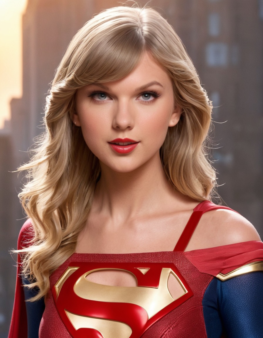 taylor swift, supergirl, musician, pop icon, superhero, celebrity