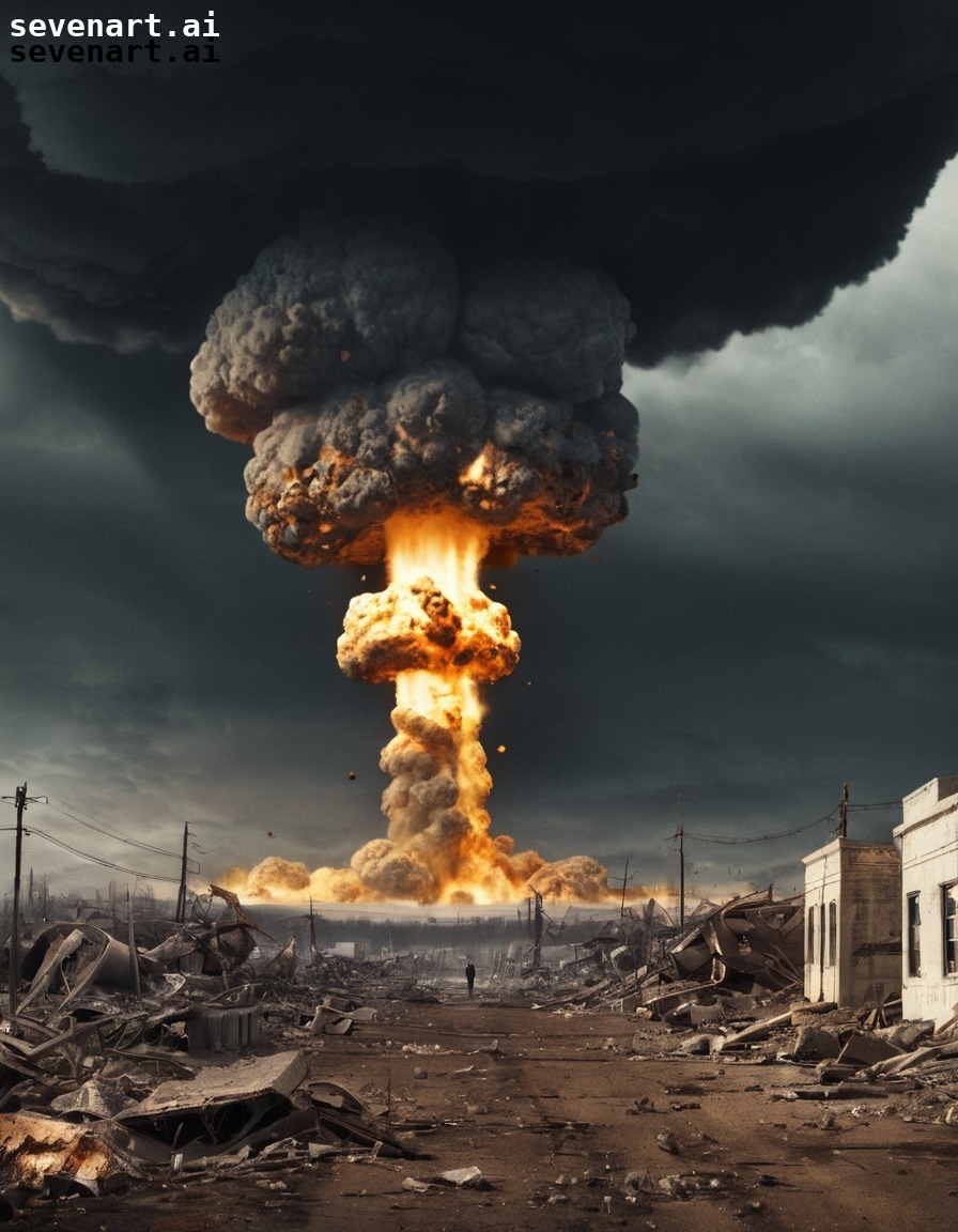 destruction, aftermath, nuclear bomb, radiation contamination, disaster, nuclear weapon, atomic bomb