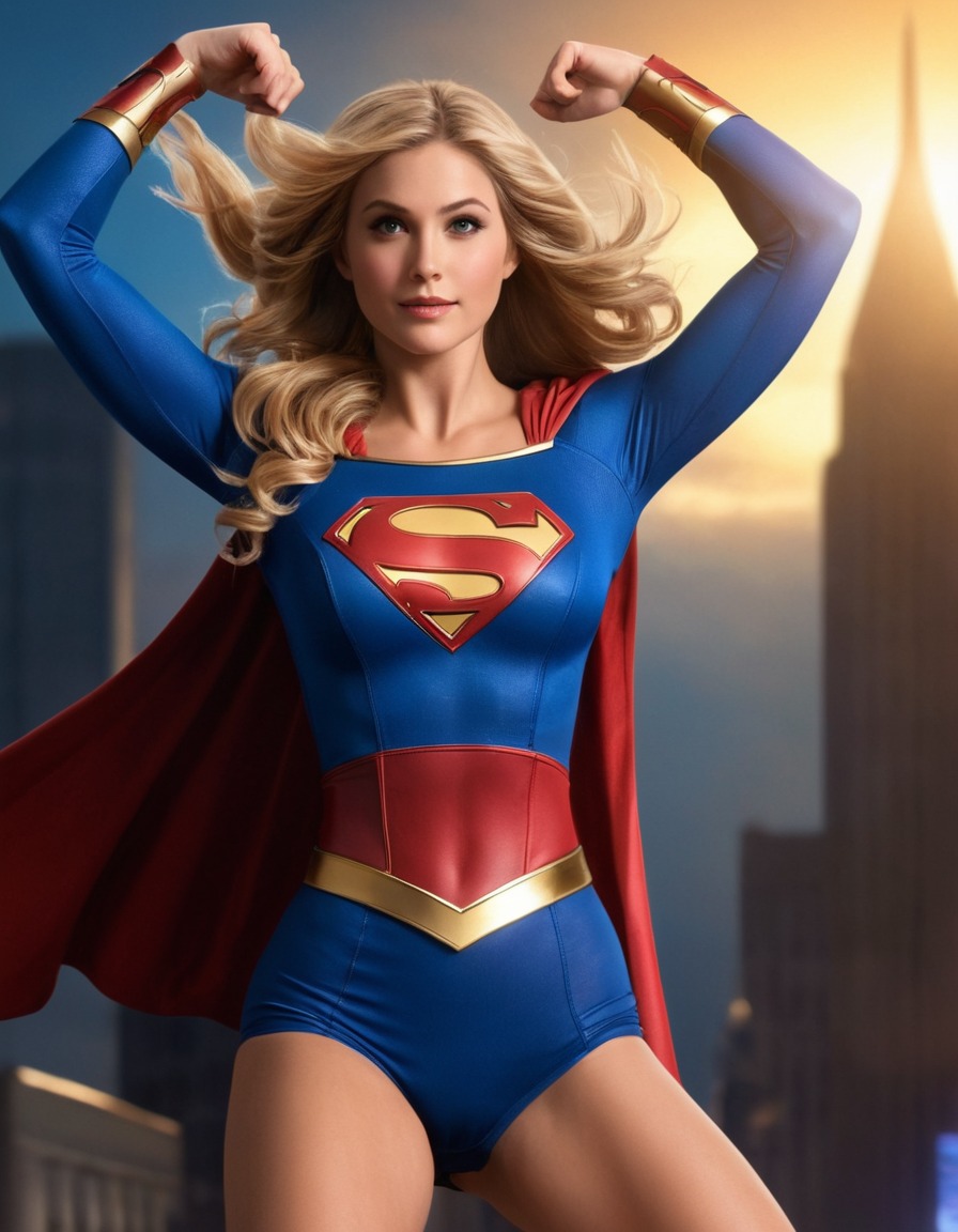 supergirl, dc comics, superhero, kara zor-el, feminine, beauty, empowering