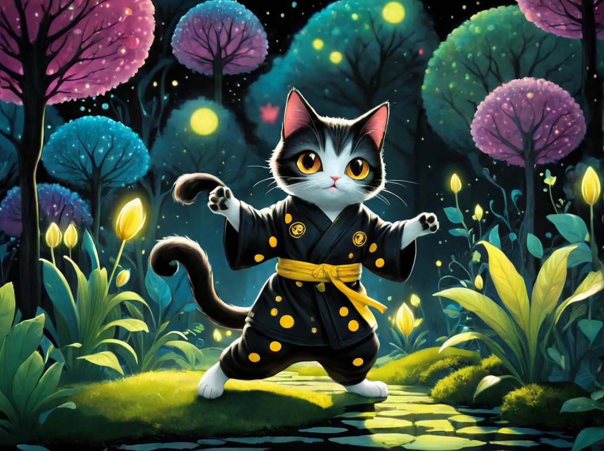 warrior, cat, magic, animal, creature, creepy, dark, epic, fantasy, fantasyart, fantasyartwork, horror, karate, karatekid, macabre, mythology, scifi, scififantasy, wallpaper, scifiartwork, aiart, dailychallenge, jamesar, noaihaters