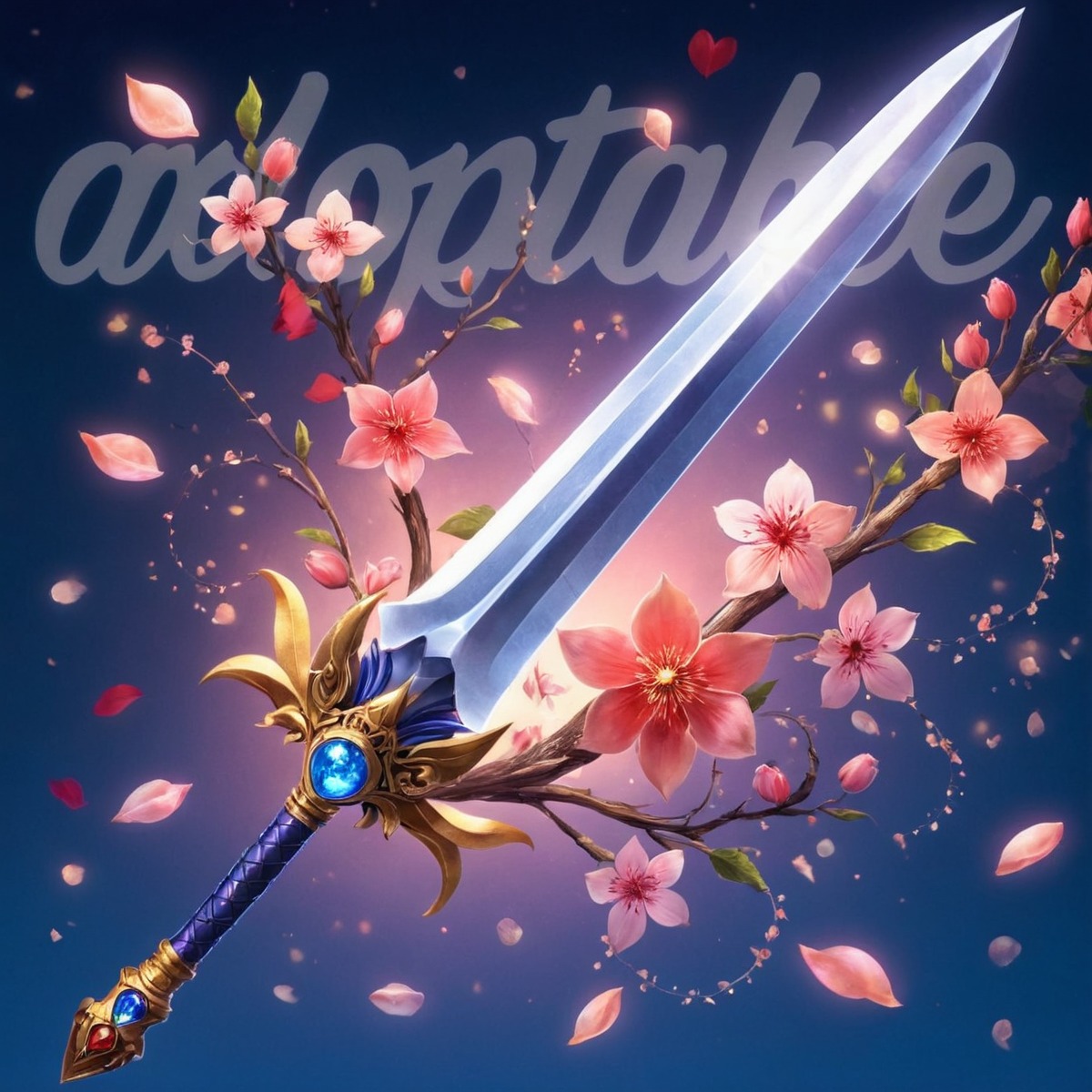 anime, adoptable, adoptablesopen, fantasycharacter, adoptableauction, characterdesign, sword, digitalart, warrior, magic, animedrawing, fanart, digitalpainting