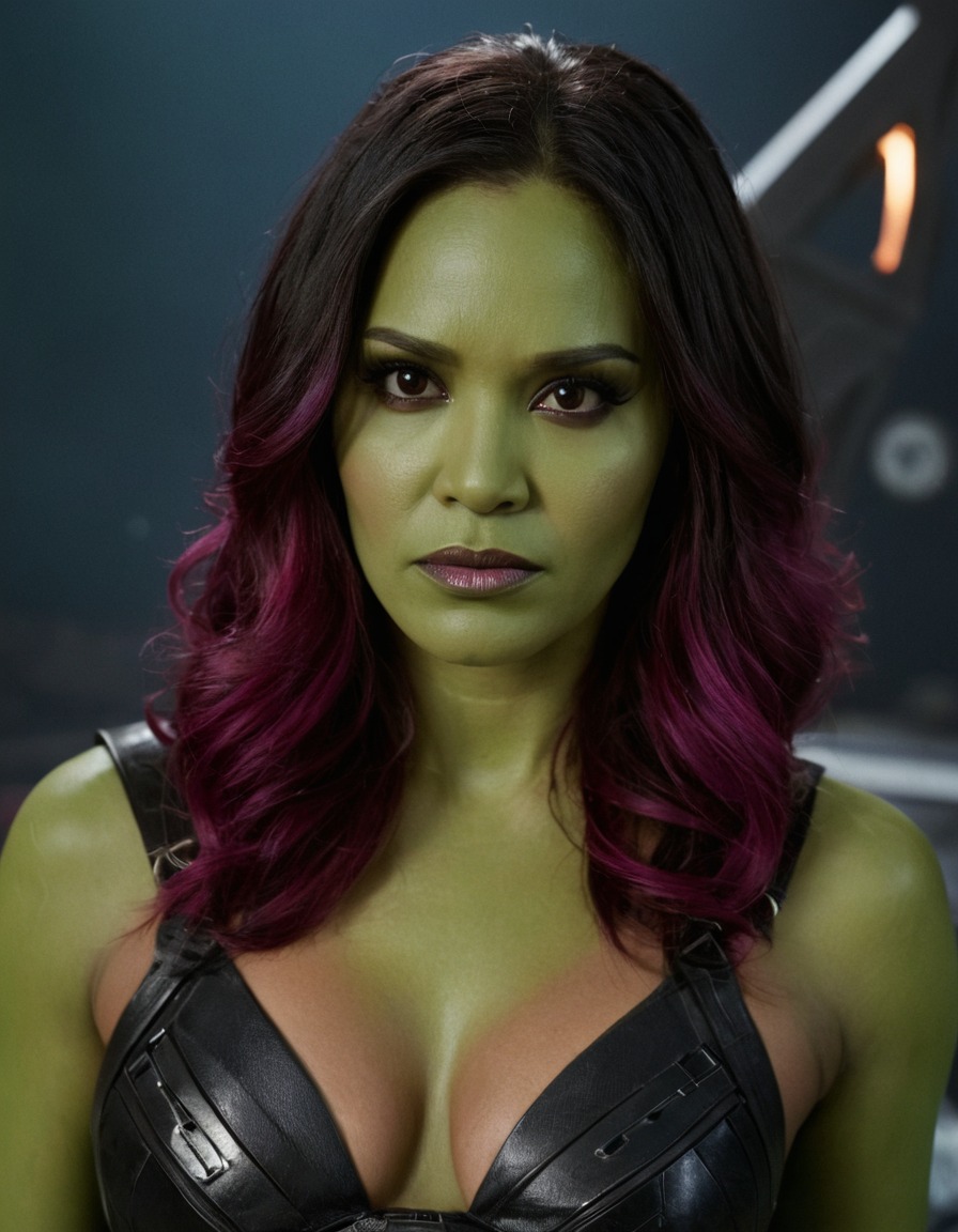 superhero, gamora, guardians of the galaxy, marvel, comic, battle, victory