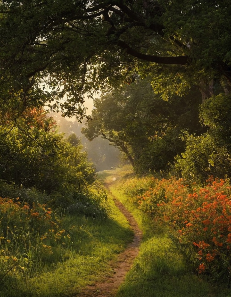 nature, tree lined path, path, woods, greenery, nature aesthetic, petitworld favs