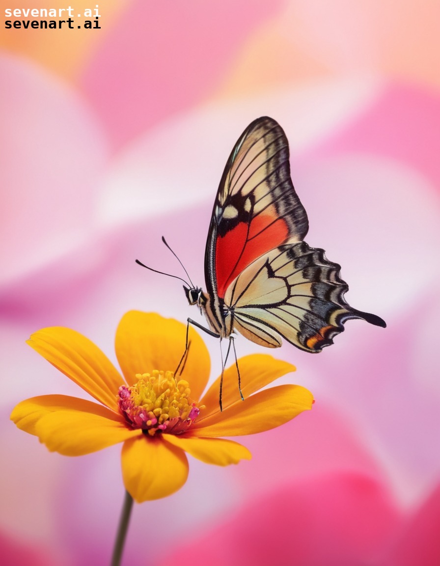 butterfly, insect, flower, nature, macro