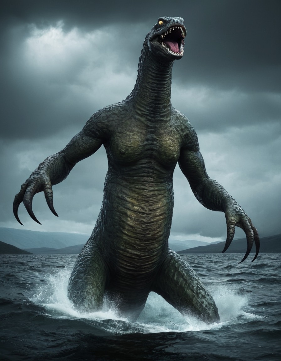 loch ness monster, mythical creature, cryptid, scottish folklore, legend, nessie, scotland