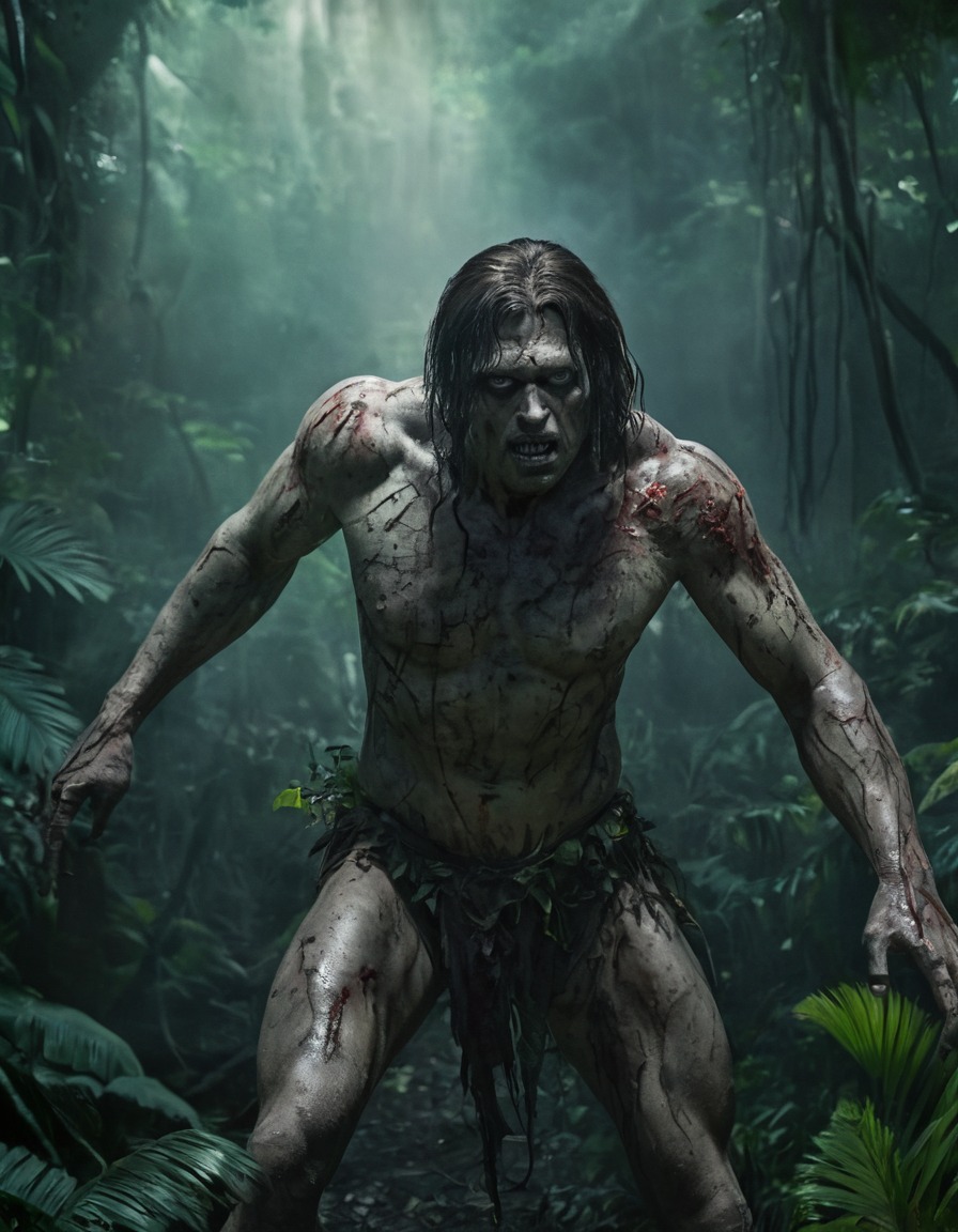 tarzan, zombie, jungle, horror, fiction