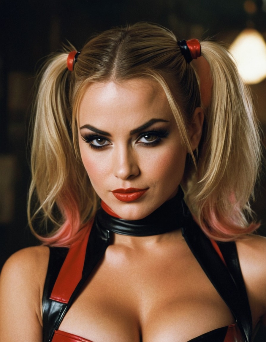 harley quinn, carmen electra, character portrayal, comic book adaptation, dc comics